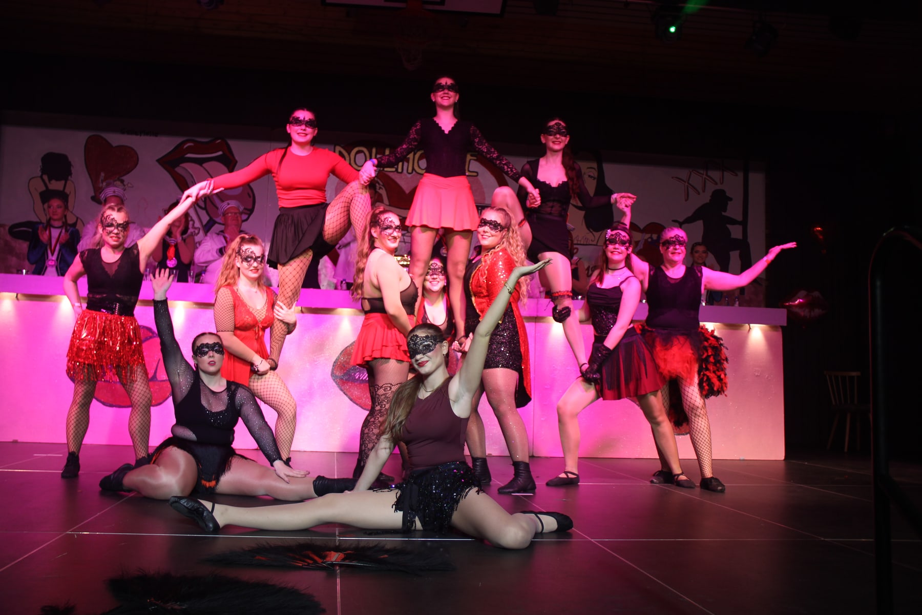 Show auf der Bühne